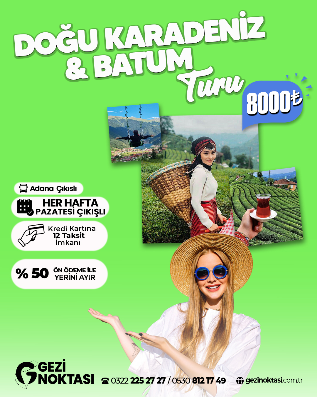 KARDENİZ BATUM TURU 3 GECE 4 GÜN  2025 SEZONU